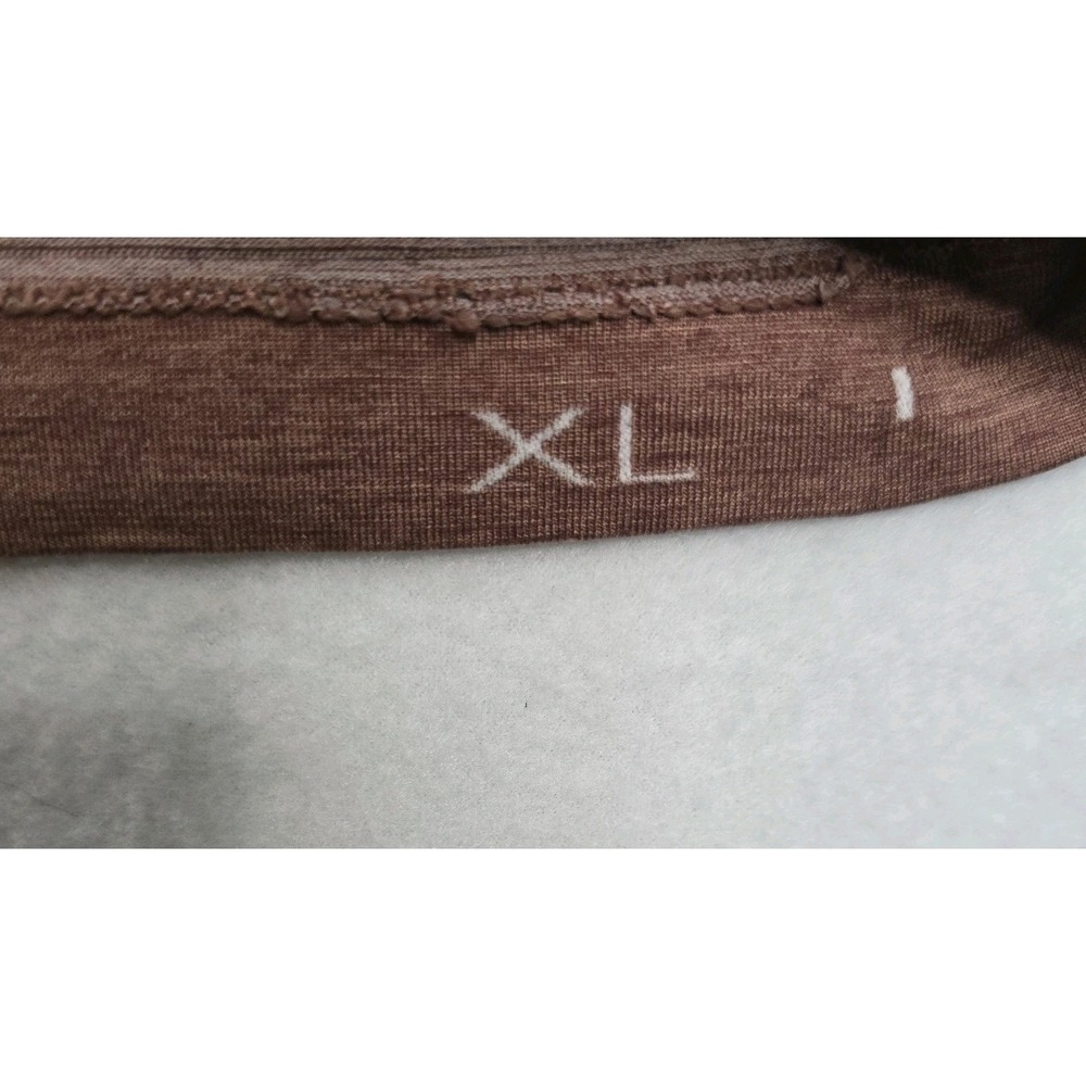 Lululemon Polo Shirt Short Sleeve Men's X-Large Red Collared Active Stretch Logo - Picture 5 of 11